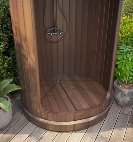 SaunaLife  Model R3 Barrel Shower