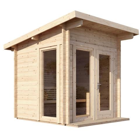 SaunaLife Model G4 Outdoor Home Sauna Kit | 6 Persons