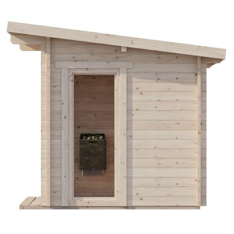 SaunaLife Model G4 Outdoor Home Sauna Kit | 6 Persons