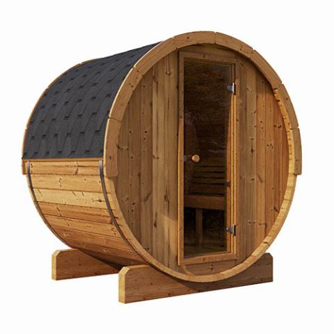 SaunaLife Model E6 Barrel Sauna | 3 Persons