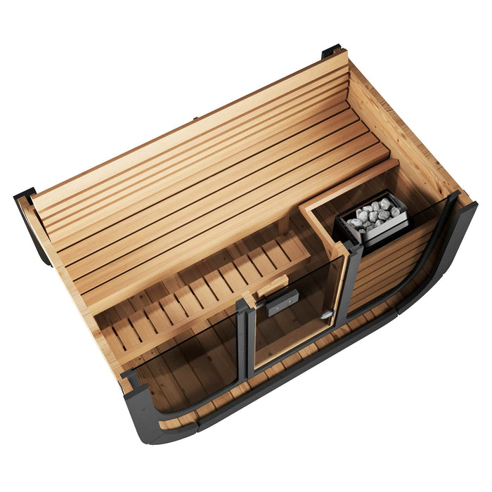Sauna Life Cube Series Model Open View