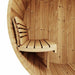SaunaLife Model E7G Sauna Barrel 1 Piece Bench