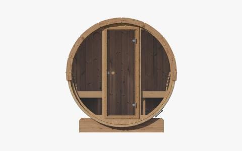 SaunaLife Model E8G Front look  Sauna Barrel
