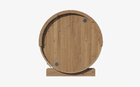 SaunaLife Model E8 Sauna Barrel Back Details