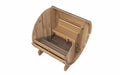 SaunaLife Model E8 Sauna Barrel View Above