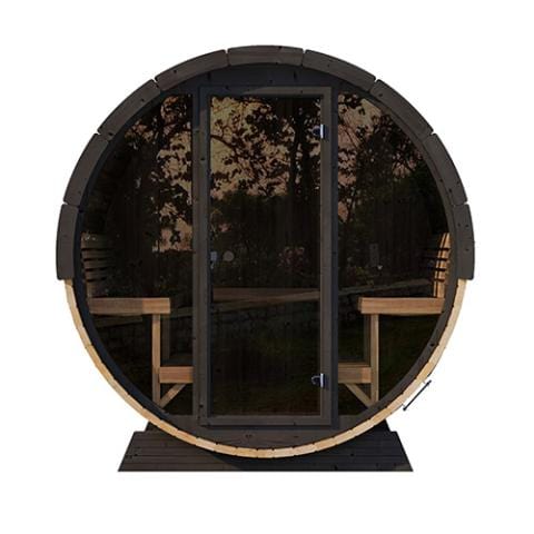 SaunaLife Model EE8G Sauna Barrel Front