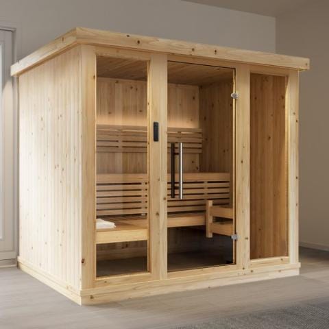 SaunaLife Model X7 Home Sauna Area