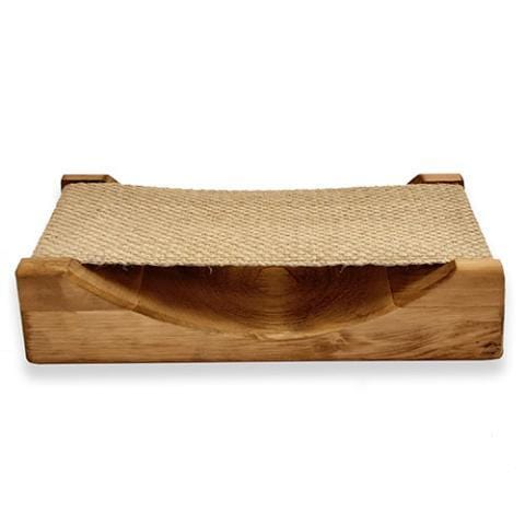 SaunaLife Alder Wood Headrest with Cloth Neck Front
