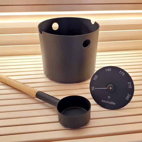 bucket and ladle package black