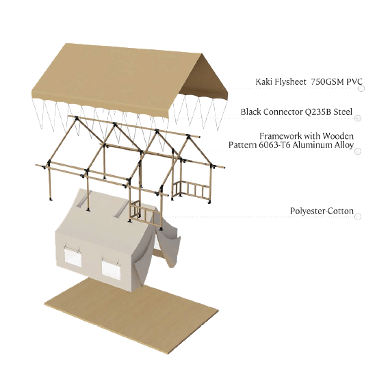 Luna Glamping Solstice III Safari Tent