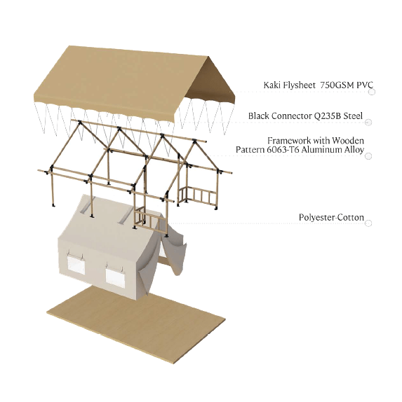 Luna Glamping Zenith II Safari Tent
