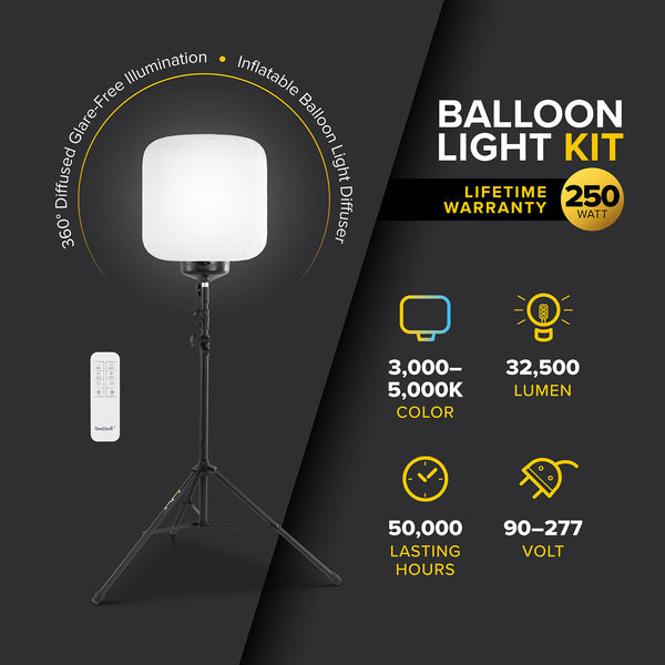 SeeDevil G3 - 250 Watt Balloon Light Kit