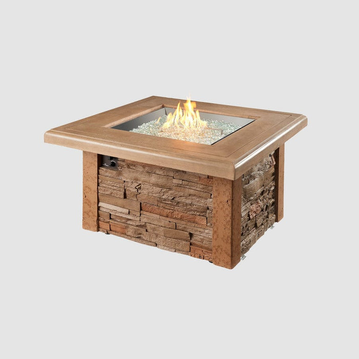 Outdoor Greatroom Sierra Square Gas 43.5" Fire Pit Table