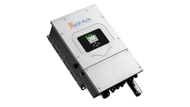 Sol-Ark 8K-2P | 8kW All-in-One Hybrid Inverter | 120/240VAC Split Phase | 48VDC | Indoor/Outdoor | NEMA-3R