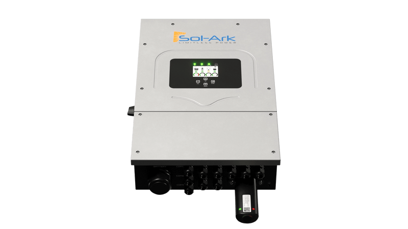 Sol-Ark 8K-2P | 8kW All-in-One Hybrid Inverter | 120/240VAC Split Phase | 48VDC | Indoor/Outdoor | NEMA-3R