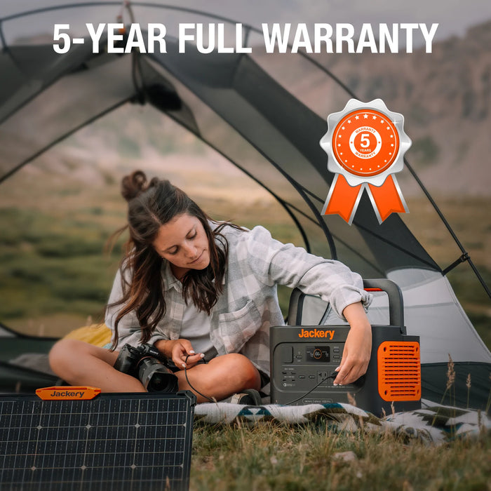 SolarSaga 80W Solar Panels has a 5 year full warranty