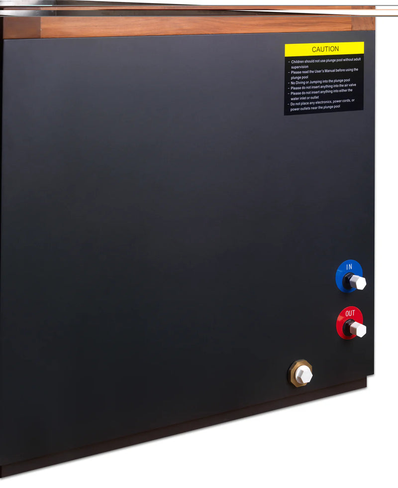 Dynamic Cold Therapy "CUBOID" 304 Nano-Coated Stainless Steel Cold Plunge Tub (XL)| DCT-S-055-NS-34