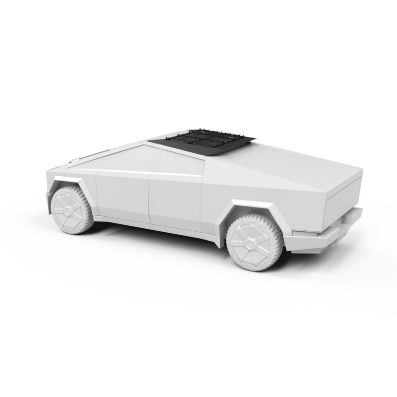 CYBERTRUCKco TESLA CYBERTRUCK Sport Rack- Stainless Steel & Aluminum Matte Black