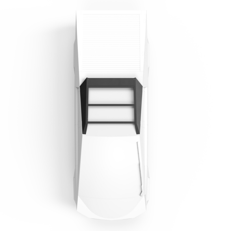 CYBERTRUCKco TESLA CYBERTRUCK Sport Rack- Stainless Steel & Aluminum Matte Black