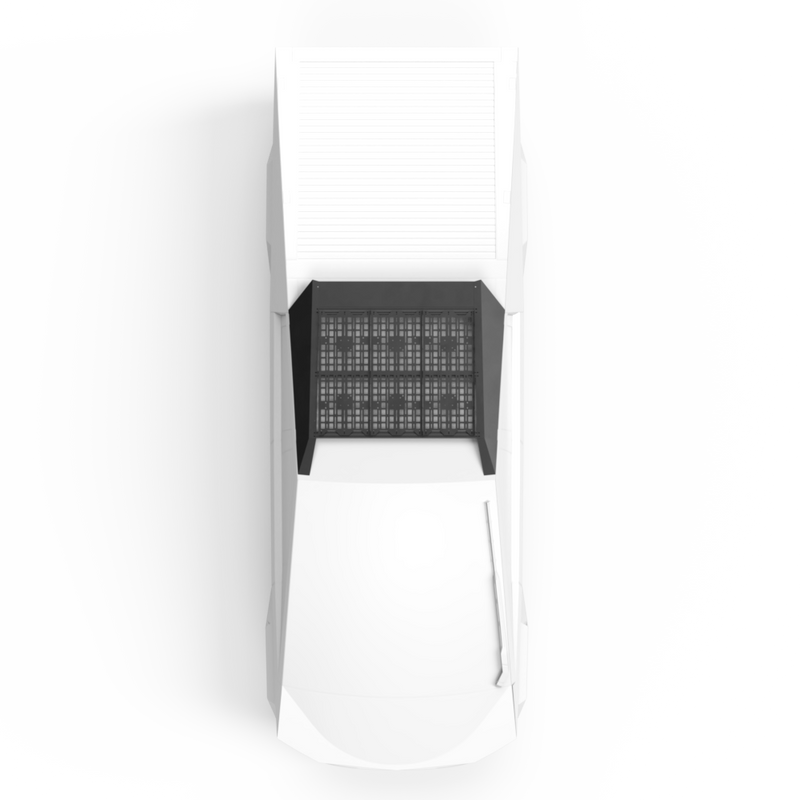 CYBERTRUCKco TESLA CYBERTRUCK Sport Rack- Stainless Steel & Aluminum Matte Black