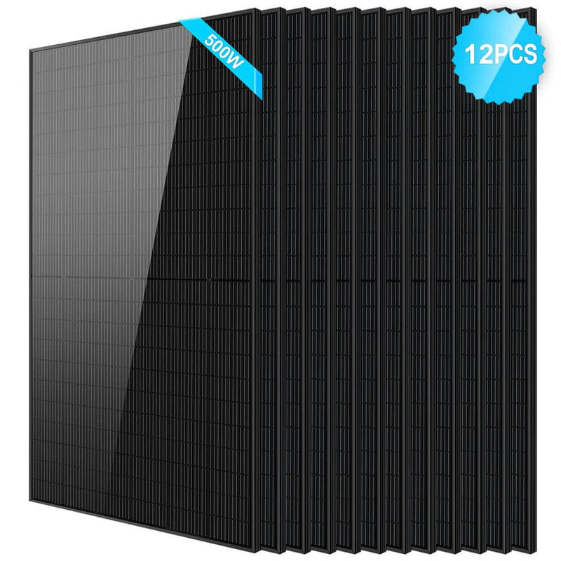 500W Solar Panel 12 pcs