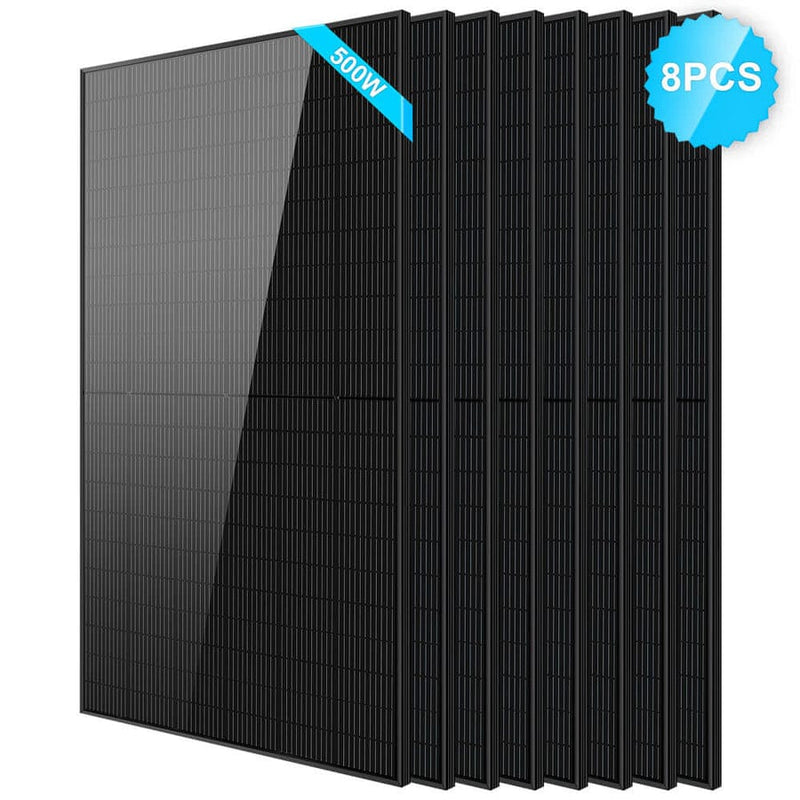 500W Solar Panel 8pcs