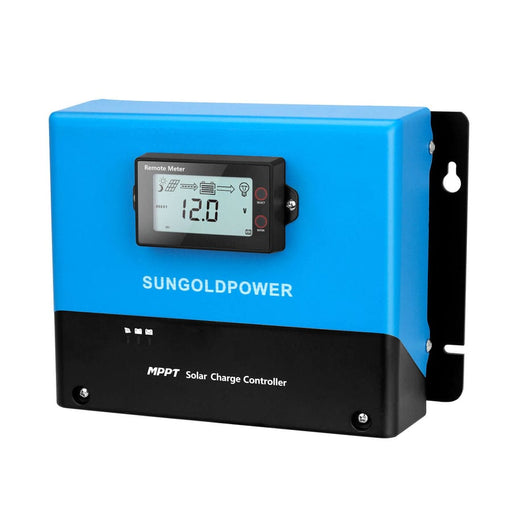 Solar Charge Controller Black and Blue