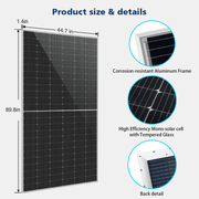 SunGold Power Panel Product Size & Details