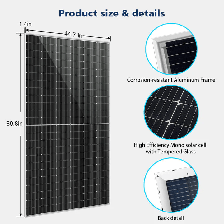 SunGold Power Panel Product Size & Details