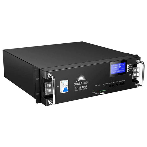 SunGold Power 48V 100AH Server Rack LiFePO4 Lithium Battery