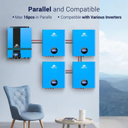 SunGold Power 16pcs Parallel and inverter Compatibility