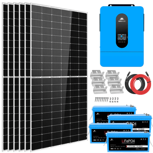 SunGold Power Solar Kit lifePO4 and accessories