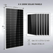 6 X 200W Solar Panels Dimensions