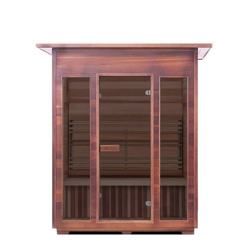 Enlighten SaunaTerra SunRise 3 Dry Traditional Indoor Sauna | 3 Persons