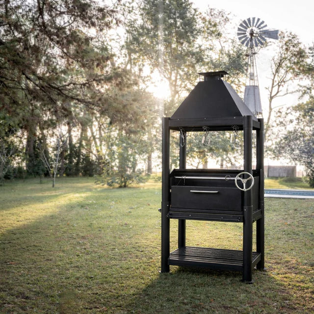 Tagwood BBQ Santa Maria Stainless Steel Grill – 360° Grilling | BBQ12SI