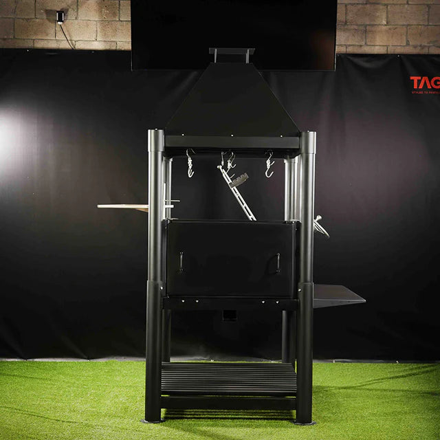 Tagwood BBQ Santa Maria Stainless Steel Grill – 360° Grilling | BBQ12SI