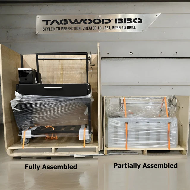 Tagwood BBQ Santa Maria Grill for Open Fire Stainless Steel 4 Grilling Surfaces with Firebox | BBQ03SS