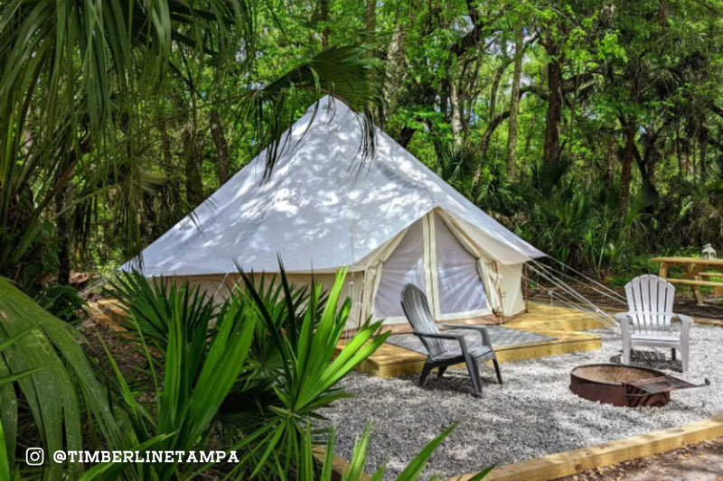 Life InTents Bell Tent Fly Cover Shield | 16' (5M)