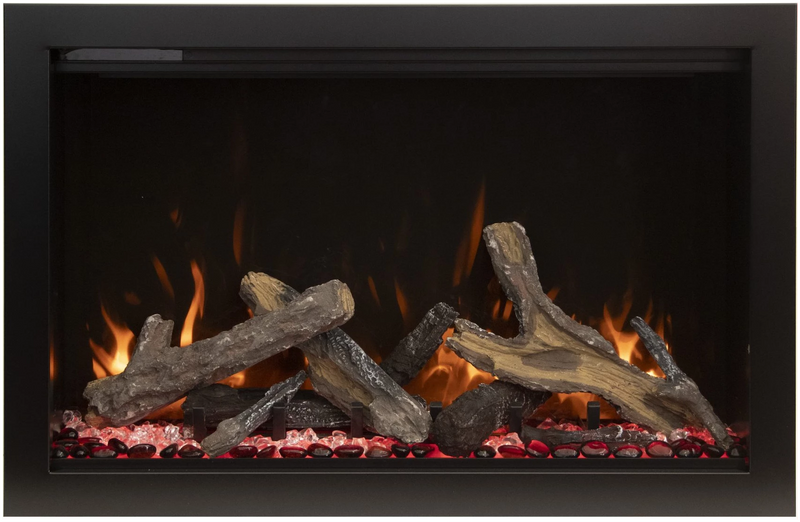 Amantii Traditional Lumina 33" Indoor/Outdoor Built-In Smart Electric Fireplace