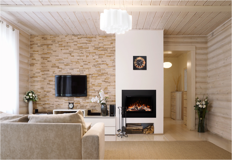 Amantii Traditional Lumina 33" Indoor/Outdoor Built-In Smart Electric Fireplace