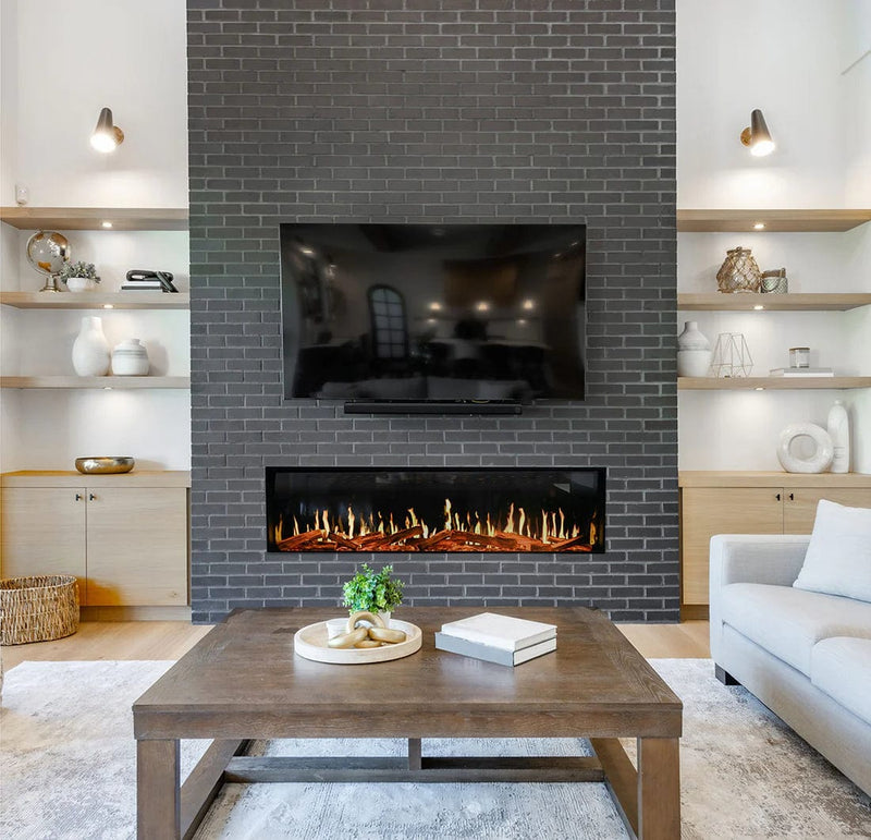 Modern Flames LANDSCAPE PRO MULTI 96" Multi-Sided Built-In Electric Fireplace (11.5" Deep - 96" x 16" Viewing)