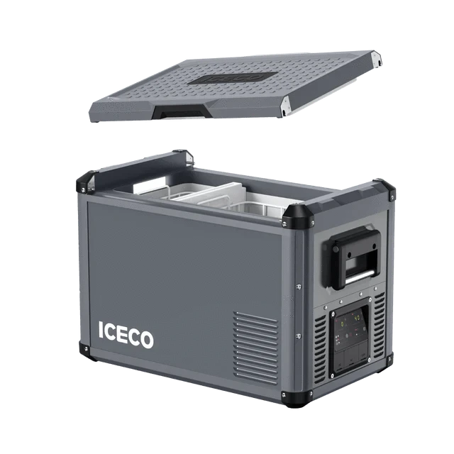 ICECO VL45ProD Dual Zone Gray Portable Freezer | 42.5L | 45QT