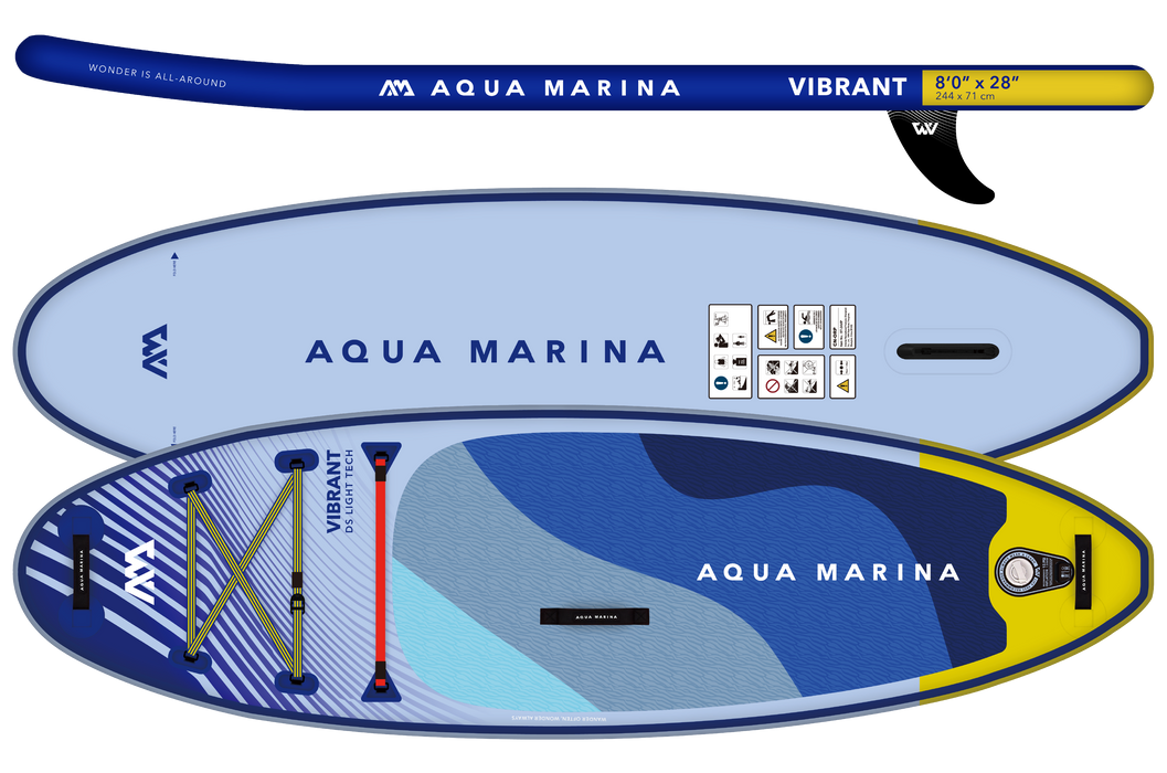 Aqua Marina VIBRANT YOUTH SERIES Size 8'0" Inflatable Paddle Board