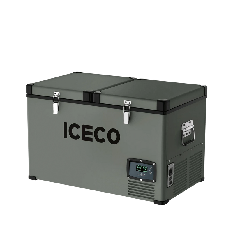 ICECO VL65 Dual Zone Olive Metal Freezer | 65LT | 68QT