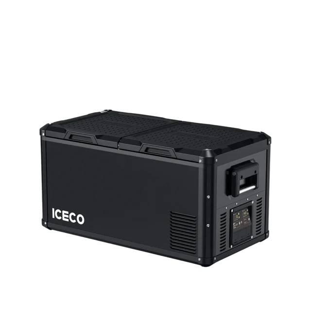 ICECO VL75ProD 12V Black Heavy Duty Dual-Zone Freezer | 75 LT | 79QT