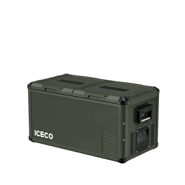 ICECO VL75ProD 12V Black Heavy Duty Dual-Zone Freezer | 75 LT | 79QT