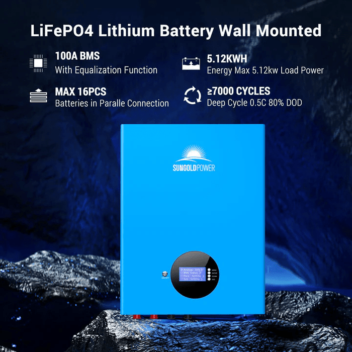 Wall Battery 5.12kwh