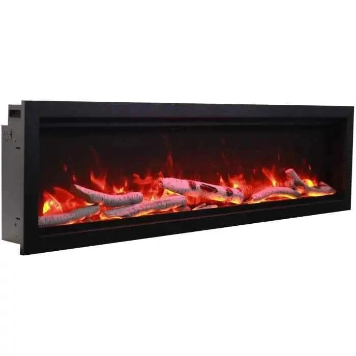 Amantii Symmetry Smart Indoor/Outdoor Linear Built-In Electric Fireplace