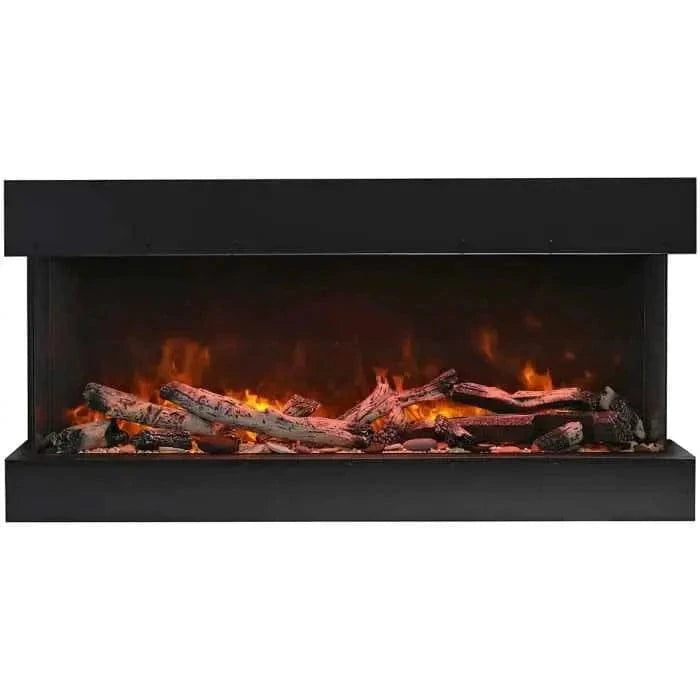 Amantii Tru-View XL 40" to 72" Deep Indoor/Outdoor 3-Sided Built-In Smart Electric Fireplace