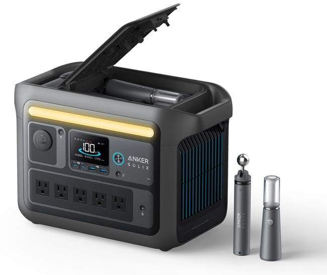 Anker SOLIX C800X Portable Power Station Solar Generator (768Wh | 1200W) + 200W Solar Panel